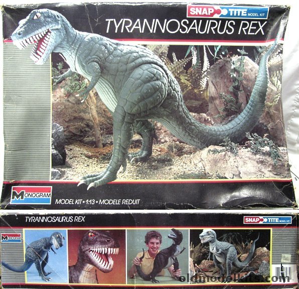 Monogram 1/13 Tyrannosaurus Rex 1/13 Scale, 6077 plastic model kit